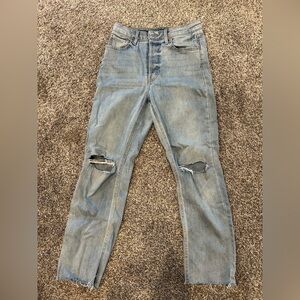 Wild Fable High Waisted Distressed Jeans